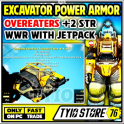 Overeaters 1STR + WWR Excavator Power Armor SET with JETPACK