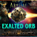 SALE 30% ☯️ [ALL PLATFORMS]  Exalted Orb ⭐ Rise of the Abyssal⭐ POE 2  || Instant Delivery