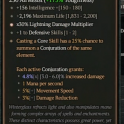 1GA Fractured Winterglass (48/60) GA Lightning Damage Multiplier/156 int +1 defensive skills 2196 ma