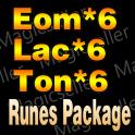 (S9)6x Eom, 6x Lac, 6x Ton (Harlequin Crest Runes Package)