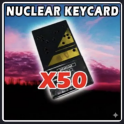 FO76 PS - 50 NUCLEAR NUKE KEY CARDS - CHEAPEST ON ODEALO