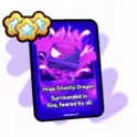 Huge Ghostly Dragon Card - Pet Simulator 99