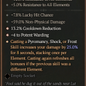 2GA Tal Rasha’s Iridescent Loop | 800 IP | 25% Max Roll DMG Buff | +59% Non-Phys | +13.2% CDR