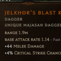 Jelkhor's Blast Knife (Beneath Ancient Skies)