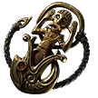 Rite of the Passage Golden Charm (Possessed by Spirit of the Boar) - Runes of Aldur