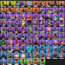 97 skins | Travis Scott | Renegade Raider | Gold Midas | Trilogy | Cloud Striker | Blackheart | Rox - image