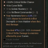 2GA Blood Moon Breeches (47/50) ✷6 Curse Skills ✷18.8% Critical Strike Chance - image