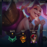 EUNE ||  Emerald 4 ||  Lvl 86 || 55 Champions || 32 Skins (Elementalist Lux , Championship Zed etc.) - image