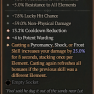 2GA Tal Rasha’s Iridescent Loop | 800 IP | 25% Max Roll DMG Buff | +59% Non-Phys | +13.2% CDR - image