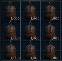 Gold coin bag + 1K gold - image