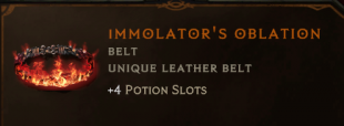 Immolator's Oblation (For Both Circle of Fortune and Merchant's Guild) - image