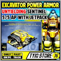 UNYIELDING EXCAVATOR POWER ARMOR SENTINEL with JETPACK 6/6AP [EXCAVATOR POWER ARMOR] - image