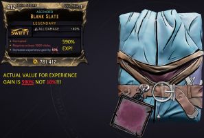 ⭐[MODDED] L1 ARMOR 590% EXP GAIN - ALL DMG +40% - BEST LEVELING ITEM IN GAME MODDED BY ME!!!⭐ - image