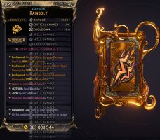 ⭐[MODDED] L40 RAINBOLT (DARK) - 36.067 DMG - 12706% SPELL DMG - 6s COOLDOWN - ENCHANTEDx3⭐ - image