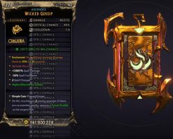 ⭐[MODDED] L40 WICKED GOSSIP - 493.715 DMG (+3277/S POISON DMG) - 45% CRIT CHANCE - 7.9S COOLDOWN⭐ - image