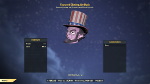 Fasnacht Glowing Abe Mask - image