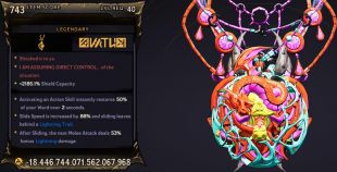 ⭐[MODDED] L40 AMULET - 2185% SHIELD CAPACITY - ACTIVATING AS RESTORE 50% SHIELD OVER 2S⭐ - image