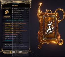 ⭐[MODDED] L40 RAINBOLT (FROST) - 36.067 DMG - 12706% SPELL DMG - 6s COOLDOWN - ENCHANTEDx3⭐ - image