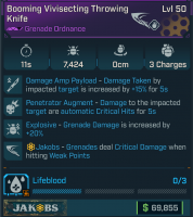 BOOMING VIVISECTING THROWING KNIFE | ULTIMATE ITEM FOR ANY BUILD - image