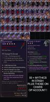 [S9] LV60 Shadowblight Necro Para 164 + 160 Skins 50+ Mythics MEGA ACC ETERNAL 3x MAX lv 266+ PARA - image