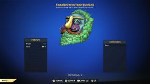 Fasnacht Glowing Veggie Man Mask - image