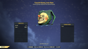 Fasnacht Glowing Jester Mask - image