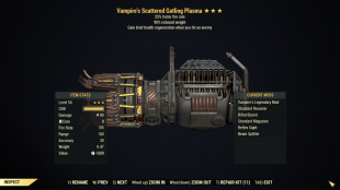 [PC] Vampire's Gatling Plasma (25% faster fire rate / 90% reduced weight) - image