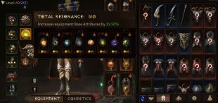 SEA-Gillian| Lv 60(267)| Ready Farming - Necromancer  22255 Combat Rating + 510 Resonance (DI722) - image