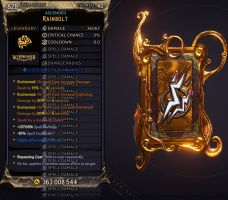 ⭐[MODDED] L40 RAINBOLT (LIGHTNING) - 36.067 DMG - 12706% SPELL DMG - 6s COOLDOWN - ENCHANTEDx3⭐ - image