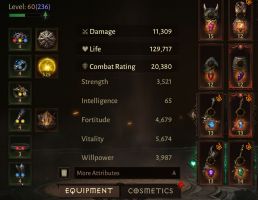 SEA-Izual| Lv 60(236)| Ready Farming - Monk  20380 Combat Rating + 525 Resonance | Check SS (DI725) - image