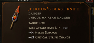 Jelkhor's Blast Knife (Beneath Ancient Skies) - image