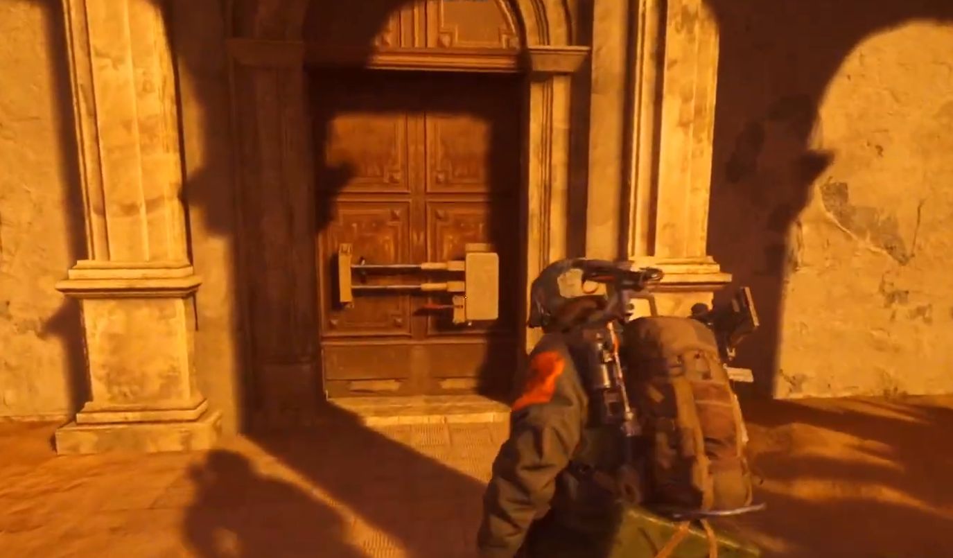 Buried City Town Hall Door